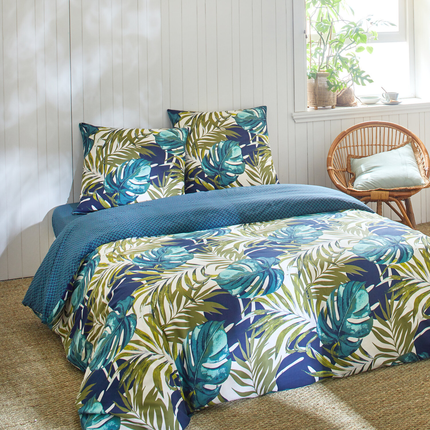 Parure housse de couette 3pcs 100% 100% coton 51 fils_terciera