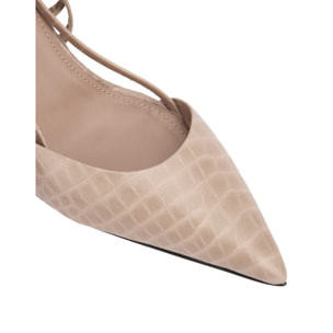 PHILIPP PLEIN Cocco Print High Heels Slingbacks Skull Belts 9