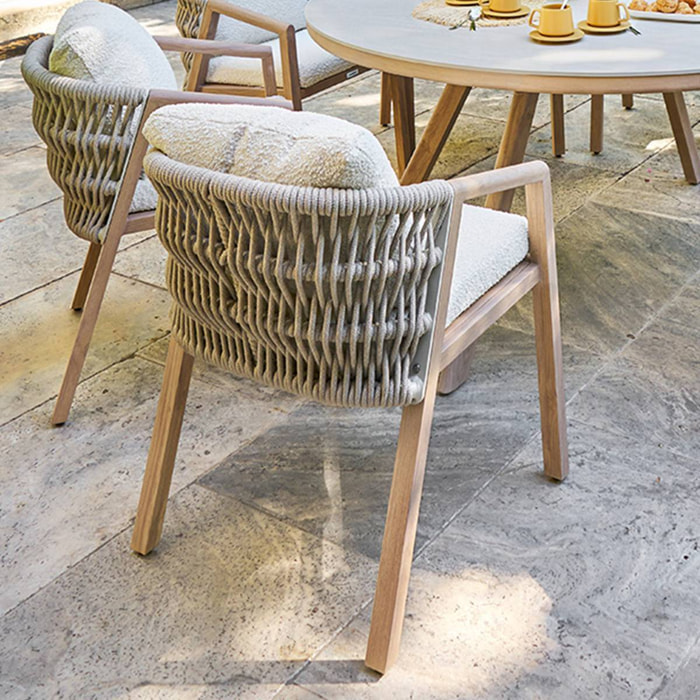 Fauteuil de jardin Mylore beige