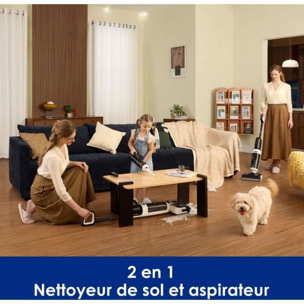 Aspirateur laveur TINECO Floor One Switch i5 Stretch Noir