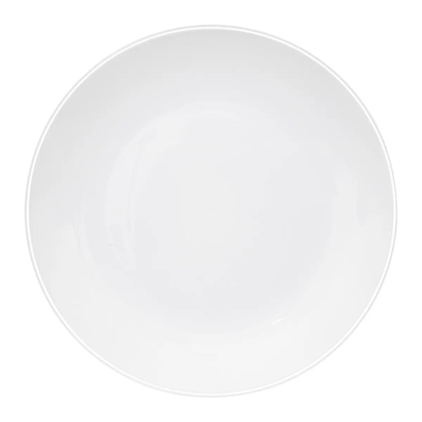 Assiette 25 cm Blanc Square