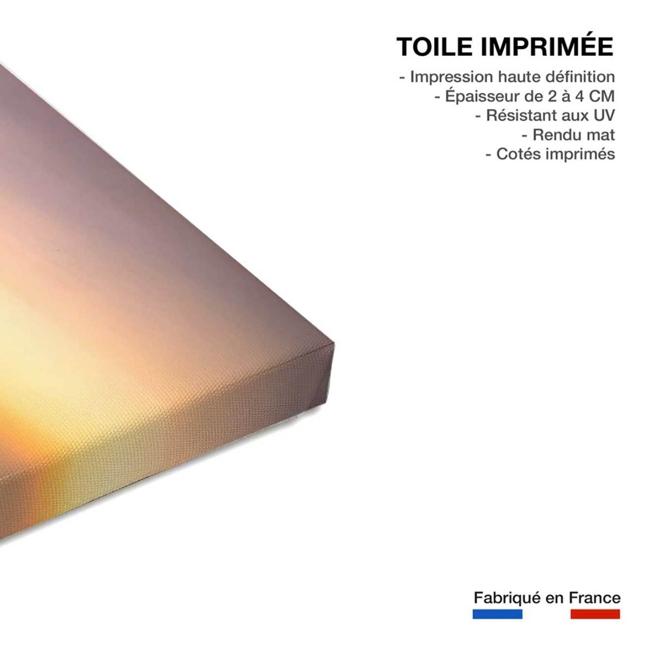 Tableau ville Dubai sunset Toile imprimée