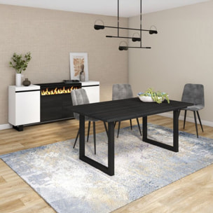 Mesa de comedor Altea 170 Negro