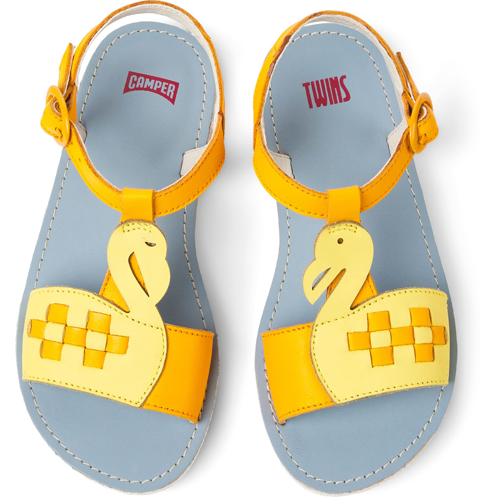 Sandalias - CAMPER Miko Twins - Multicolor - Cuero liso