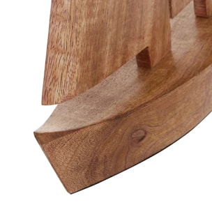 Bateau décoratif Ocea 26,5x8x33cm en manguier marron