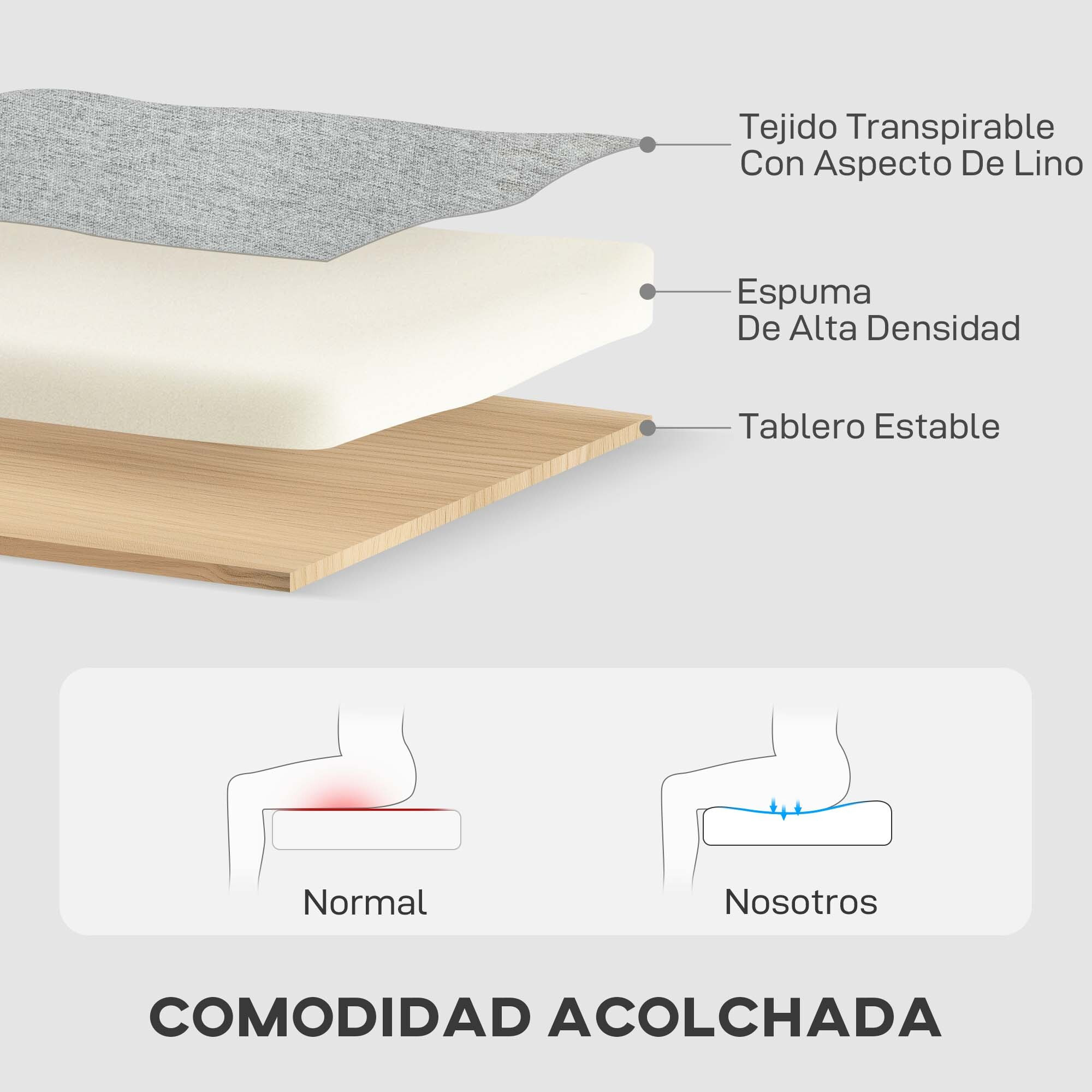 Sofá Cama Chaise Longue de 3 Plazas, Chaise Longue Reversible Ambos Lados con Almacenaje, Sofá Cama Esquinero Desplegable con Fundas de Cojines Removibles, Tapizado en Lino, para Salón, Gris