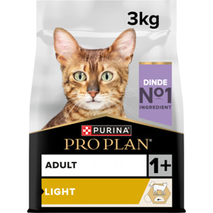 PRO PLAN Light Adult 1+ Dinde 3kg