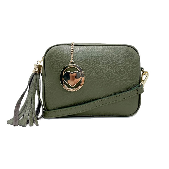 Chicca Borse Tracollina Clutch  Verde Oliva