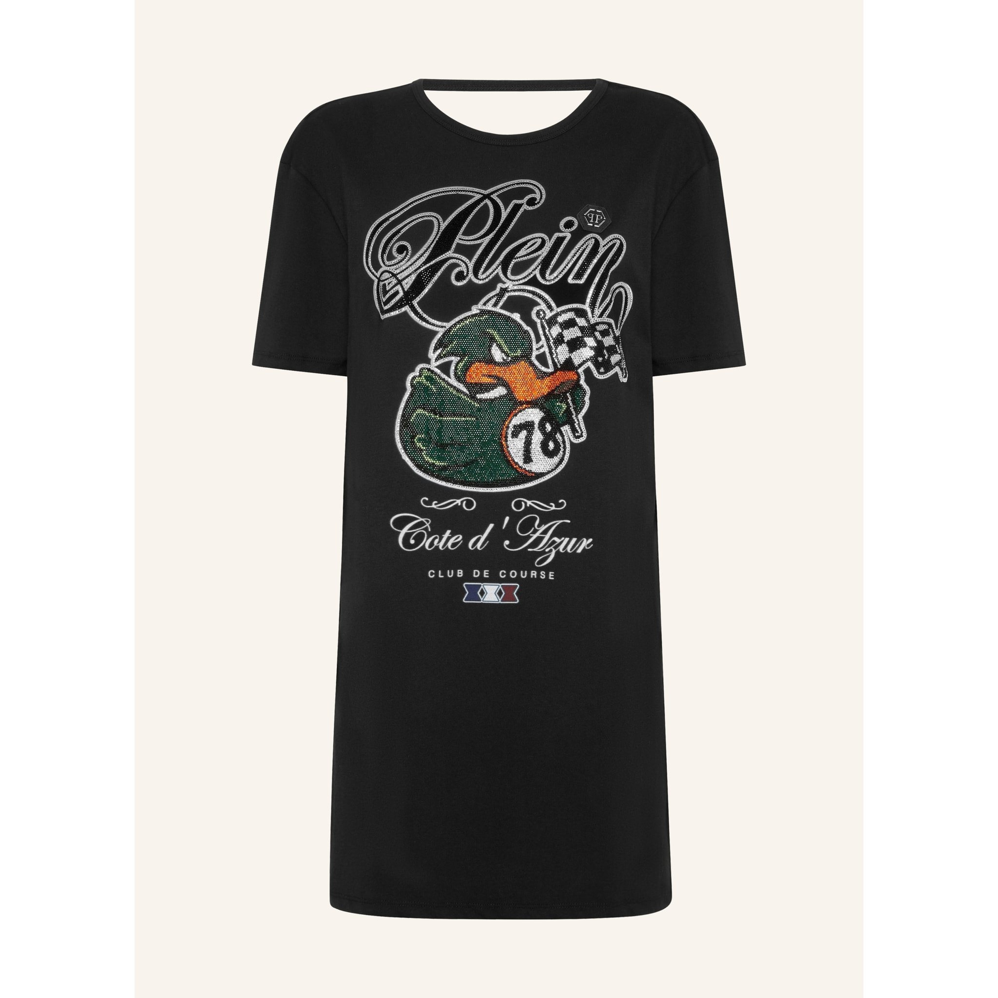 PHILIPP PLEIN T-Shirt Dress Short DUCK