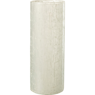 J-Line Vase Mosaique Verre Gris Clair Large