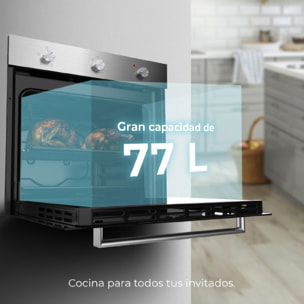 Horno Integrable Bolero Hexa C136000 Mirror Time A. 2800 W, 77 L de capacidad, 4