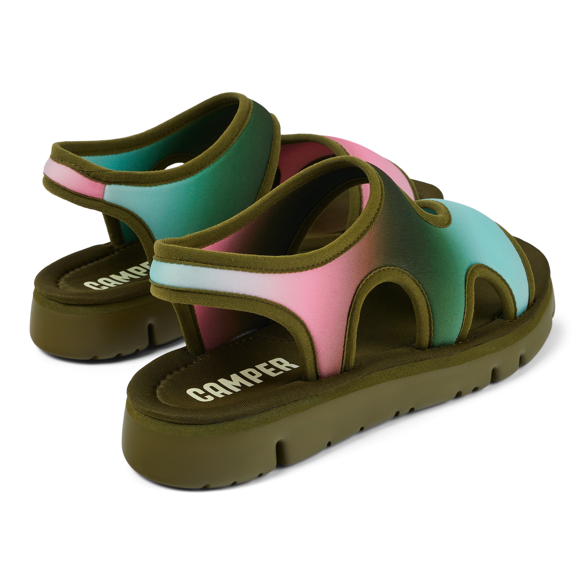 Sandalias - CAMPER Oruga - Multicolor - Textil técnico (poliéster reciclado)
