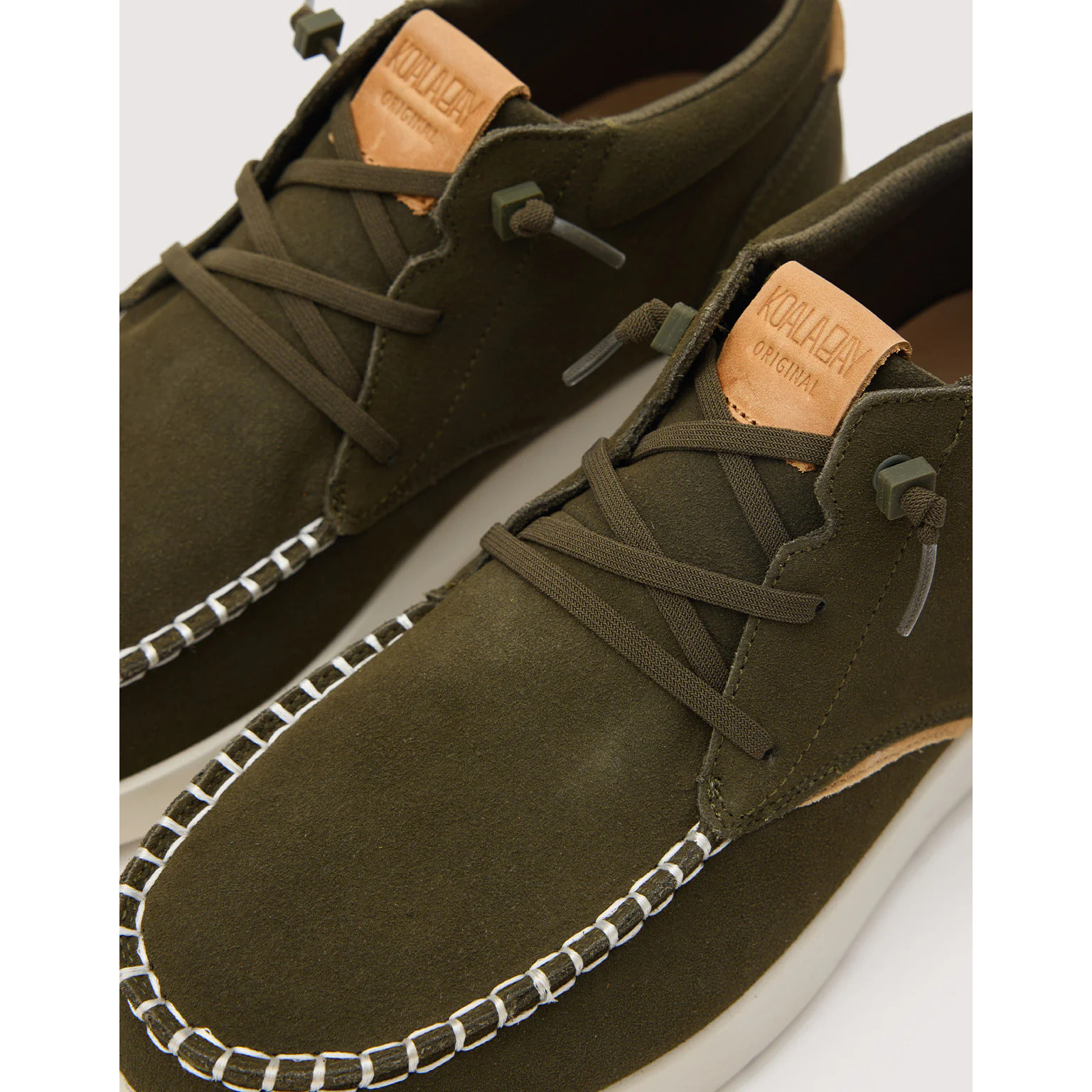 Botín Casual Caqui de Serraje - Timber