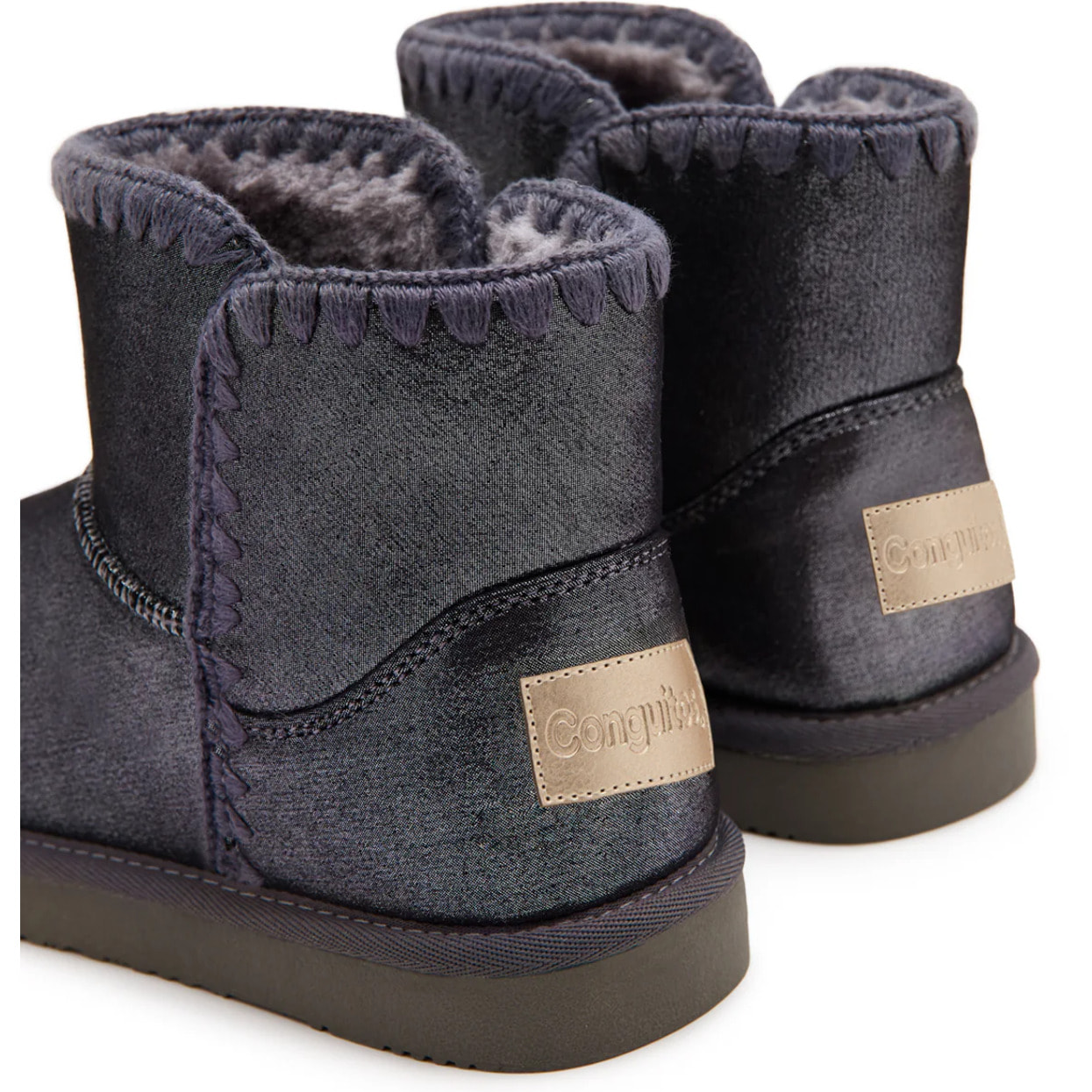 Conguitos - Stivali australiani per bambini con fodera in pile