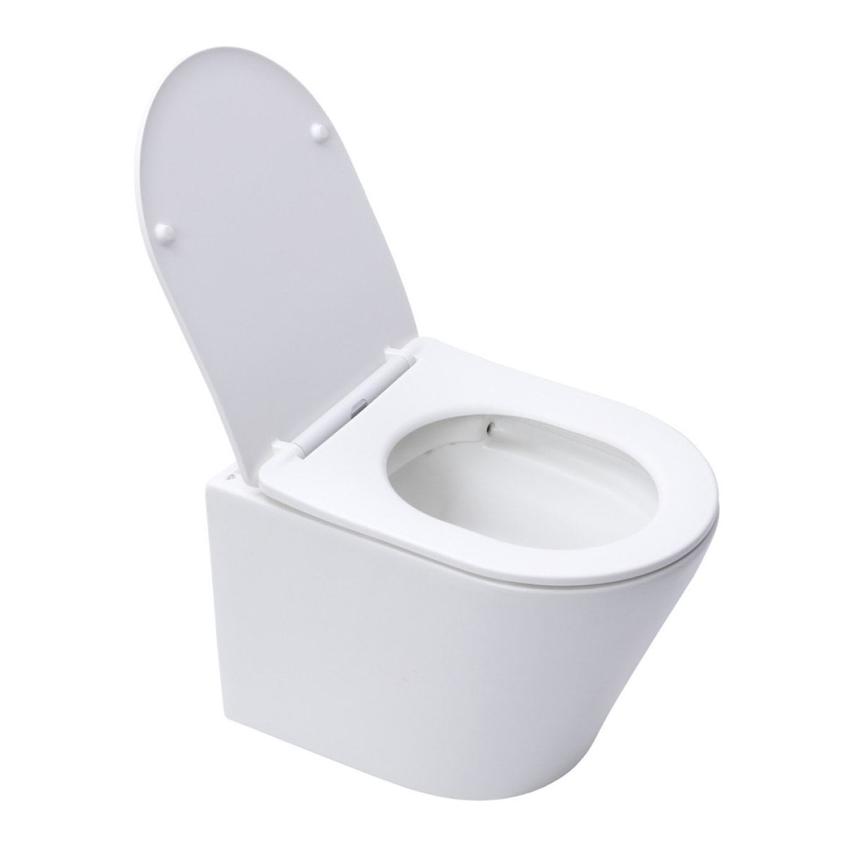 Pack WC bâti-autoportant + WC SAT infinitio sans bride fixations invisibles + Abattant softclose + Plaque blanche/chrome