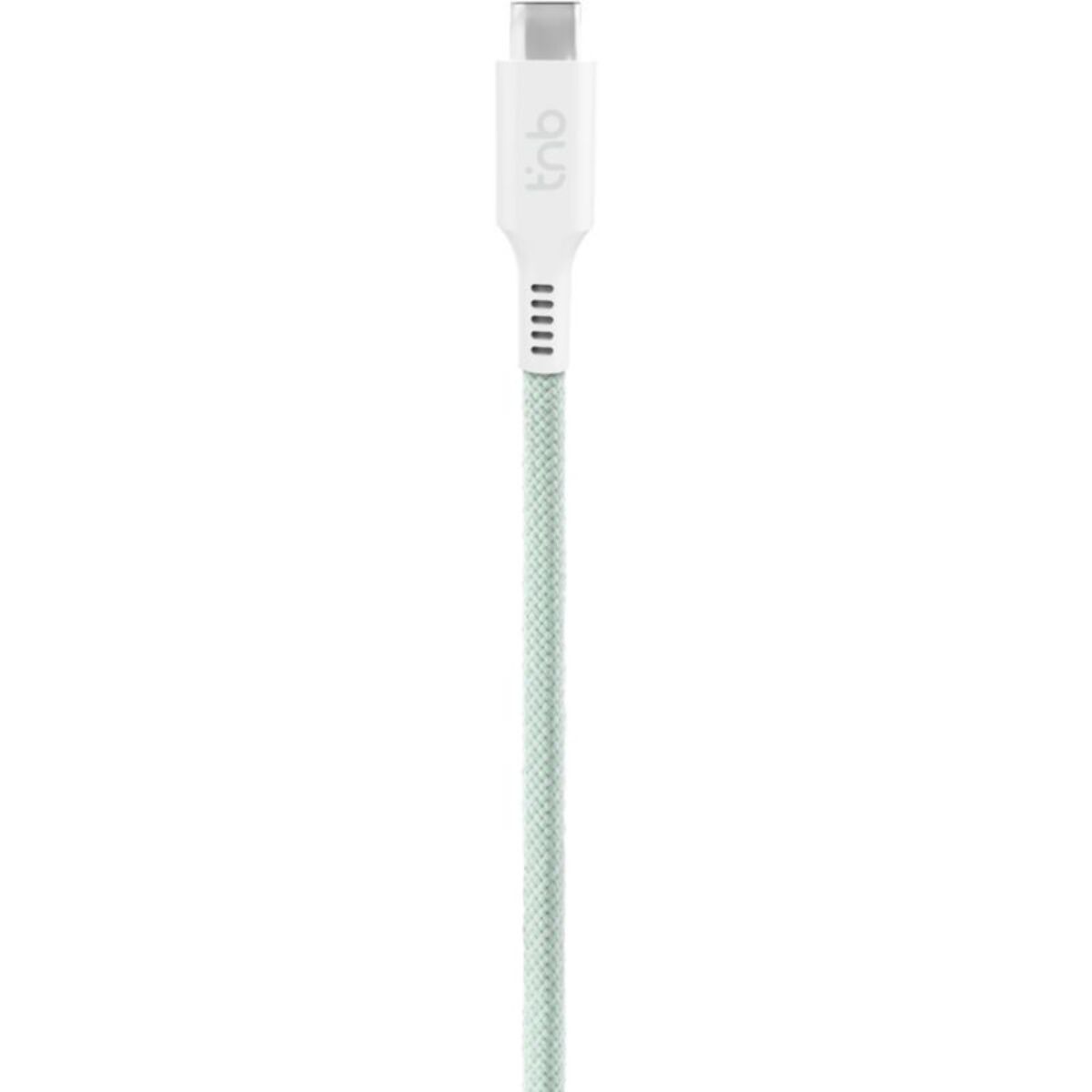 Câble de charge TNB USB-C/USB-C 1.5m gaine aimantée vert