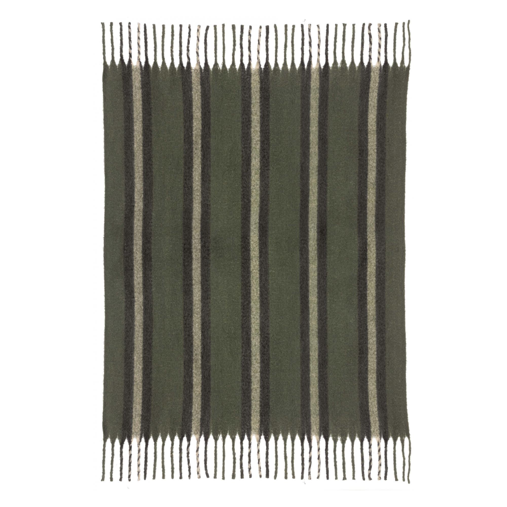 Plaid recyclé Isabel rayé