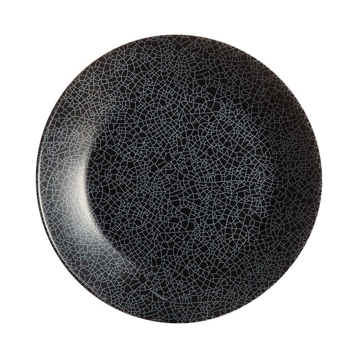 Piatto da dessert nero 18 cm Zoe - Luminarc