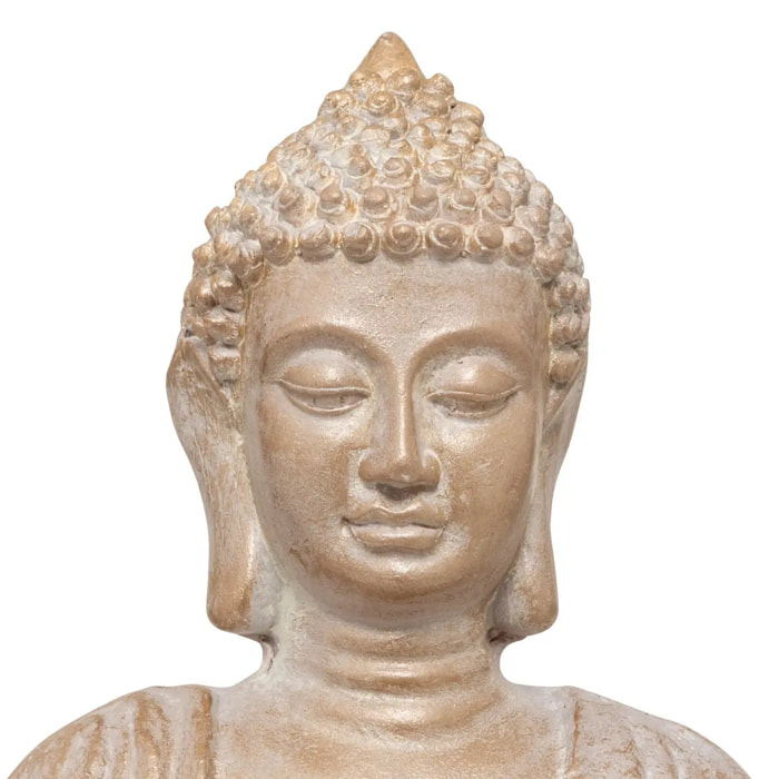 Statuette "Bouddha" assis H39 cm