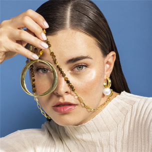 Pendientes Lux by Lux acabados en Oro Amarillo de 18 Kts