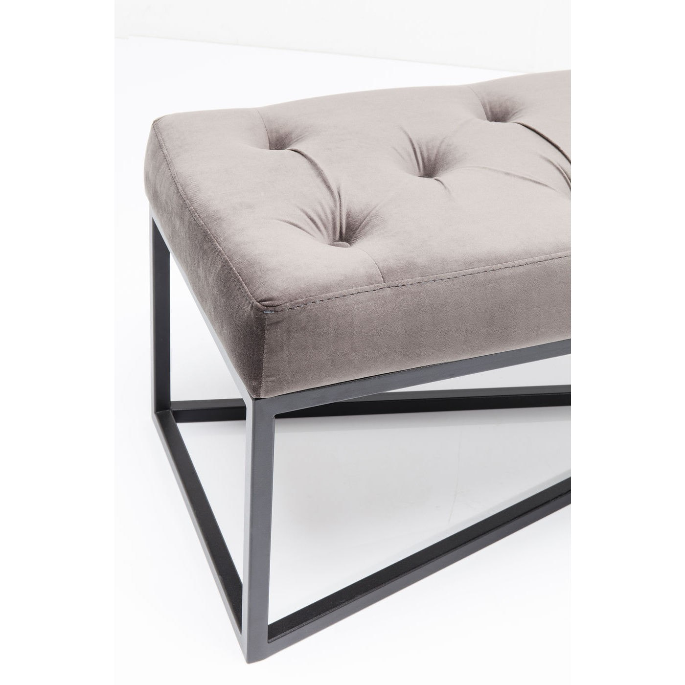 Banc Crossover gris et noir Kare Design