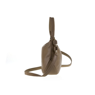 Borsa a spalla da donna Made in Italy - Modello Edera Plus - 100% pelle - 32.5 x 19.0 x 10.0 cm