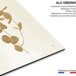 Tableau fleurs Recolte d'or Roya Tableau alu Dibond