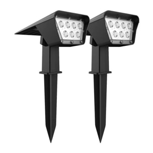 2 Spot solaire projecteur CURTIS 200LM