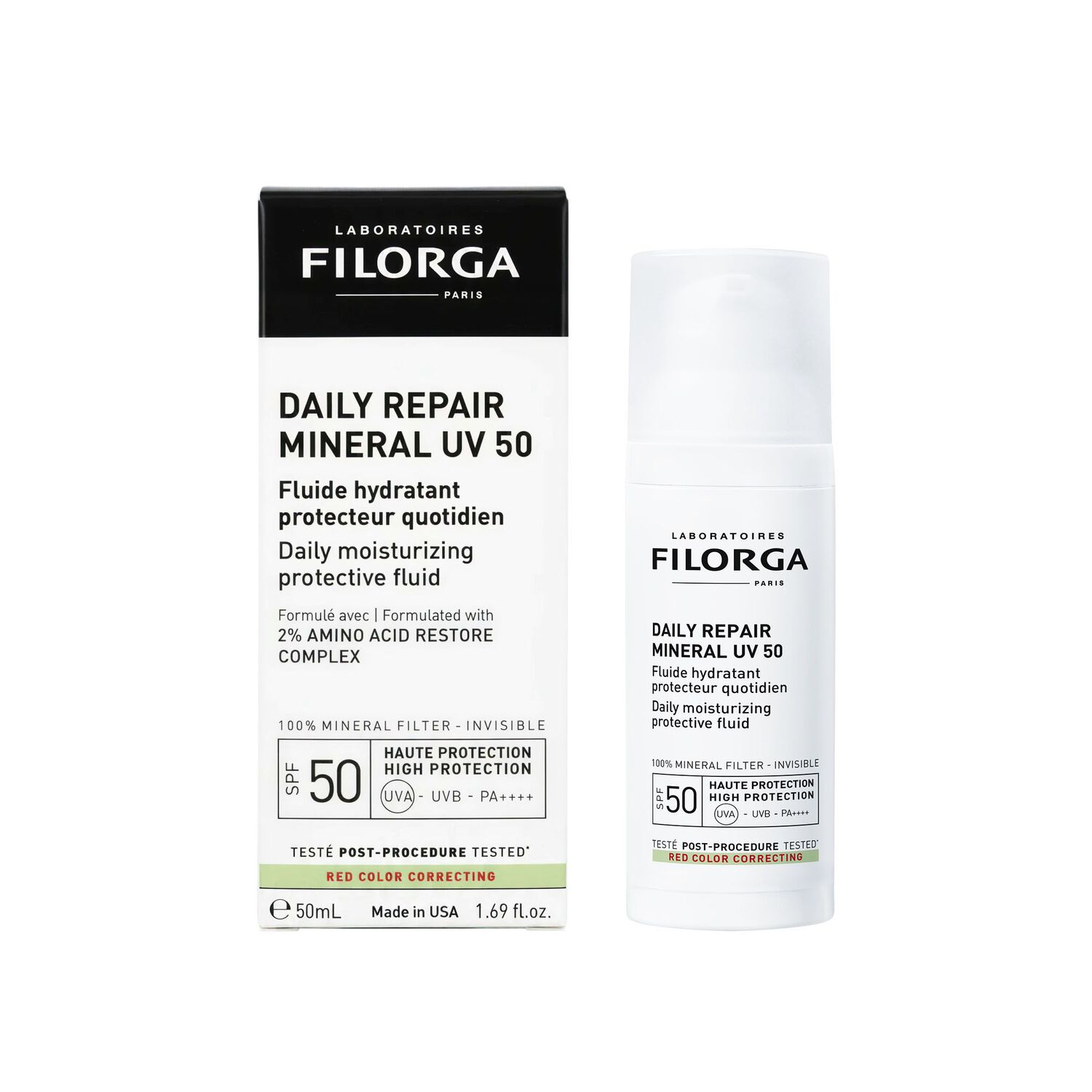 Daily Repair Mineral SPF 50 - Fluide Hydratant Protecteur Quotidien
