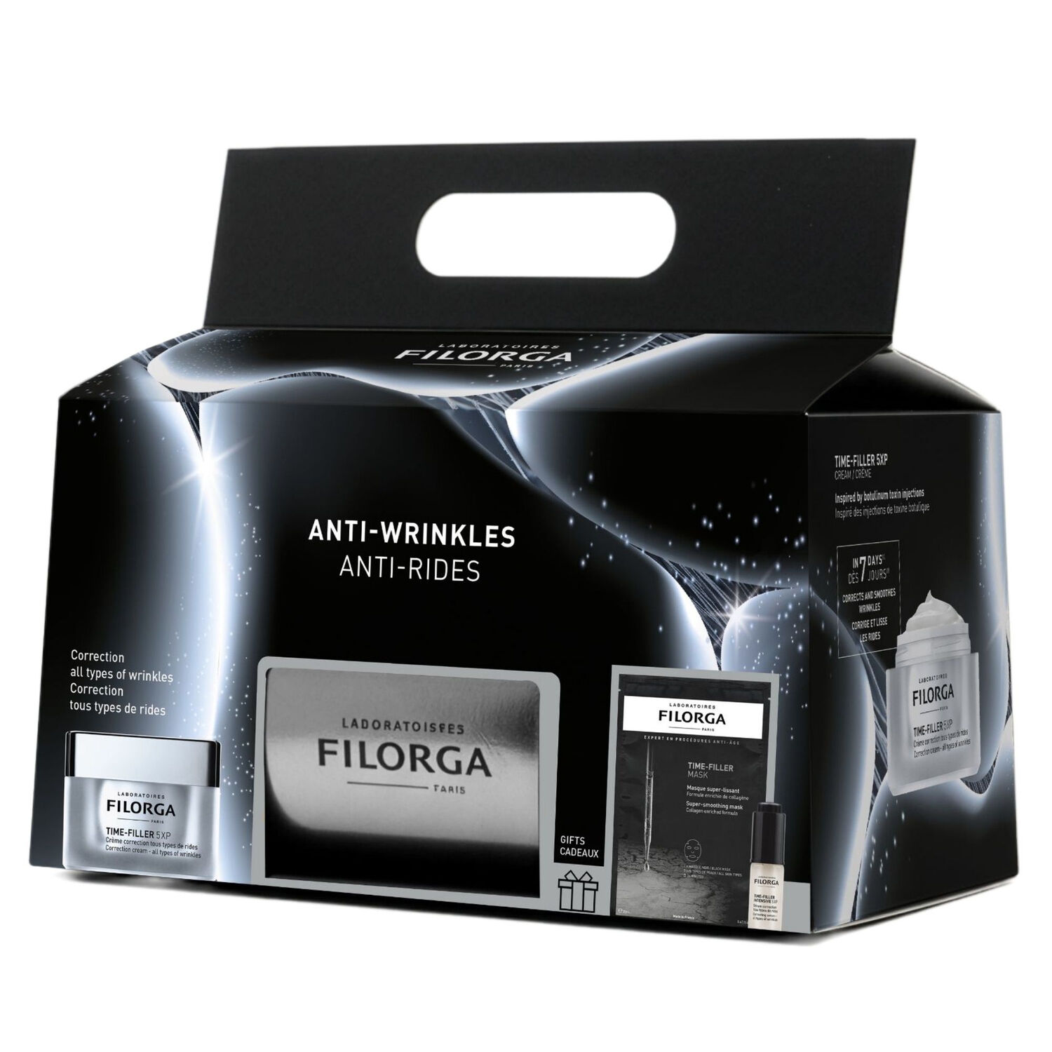 Time-Filler 5xp - Coffret Time-Filler 5xp Cream 50ml + Time-Filler Intensive 5xp Dropper 5ml + Time-Filler Sheet Mask 20ml
