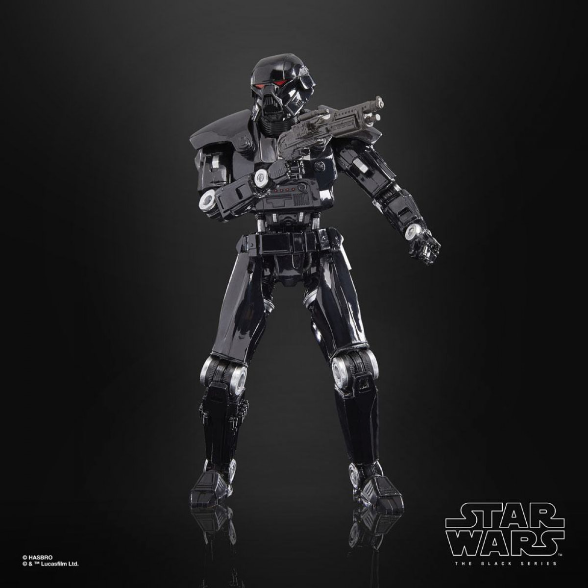 Star Wars: The Mandalorian Black Series Deluxe Action Figura 2022 Dark Trooper 15 Cm Hasbro