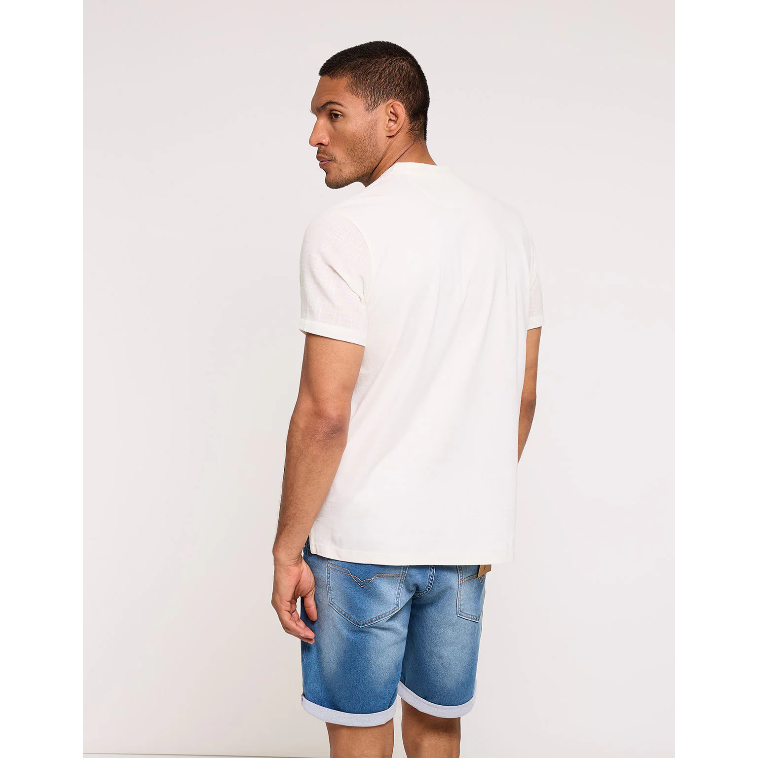 Camiseta Manga Corta Blanco - Frankie