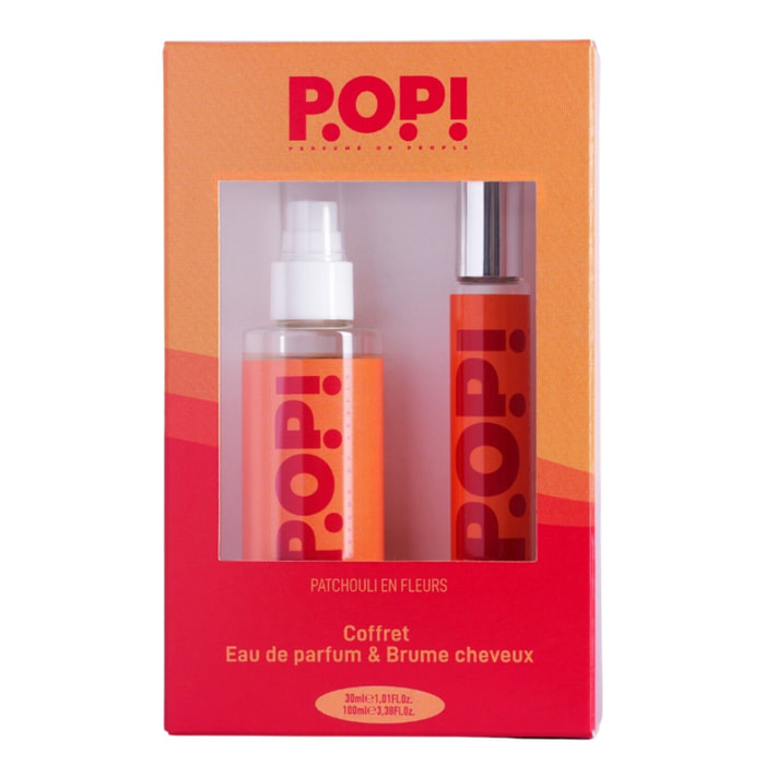 Patchouli en Fleurs - Coffret Eau de Parfum 30ml + Brume Cheveux 100ml