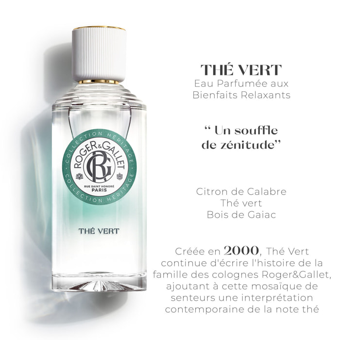 Thé Vert - Eau Parfumée Bienfaisante