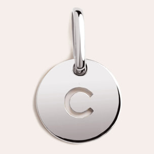 Mini Medallion Letter Plata