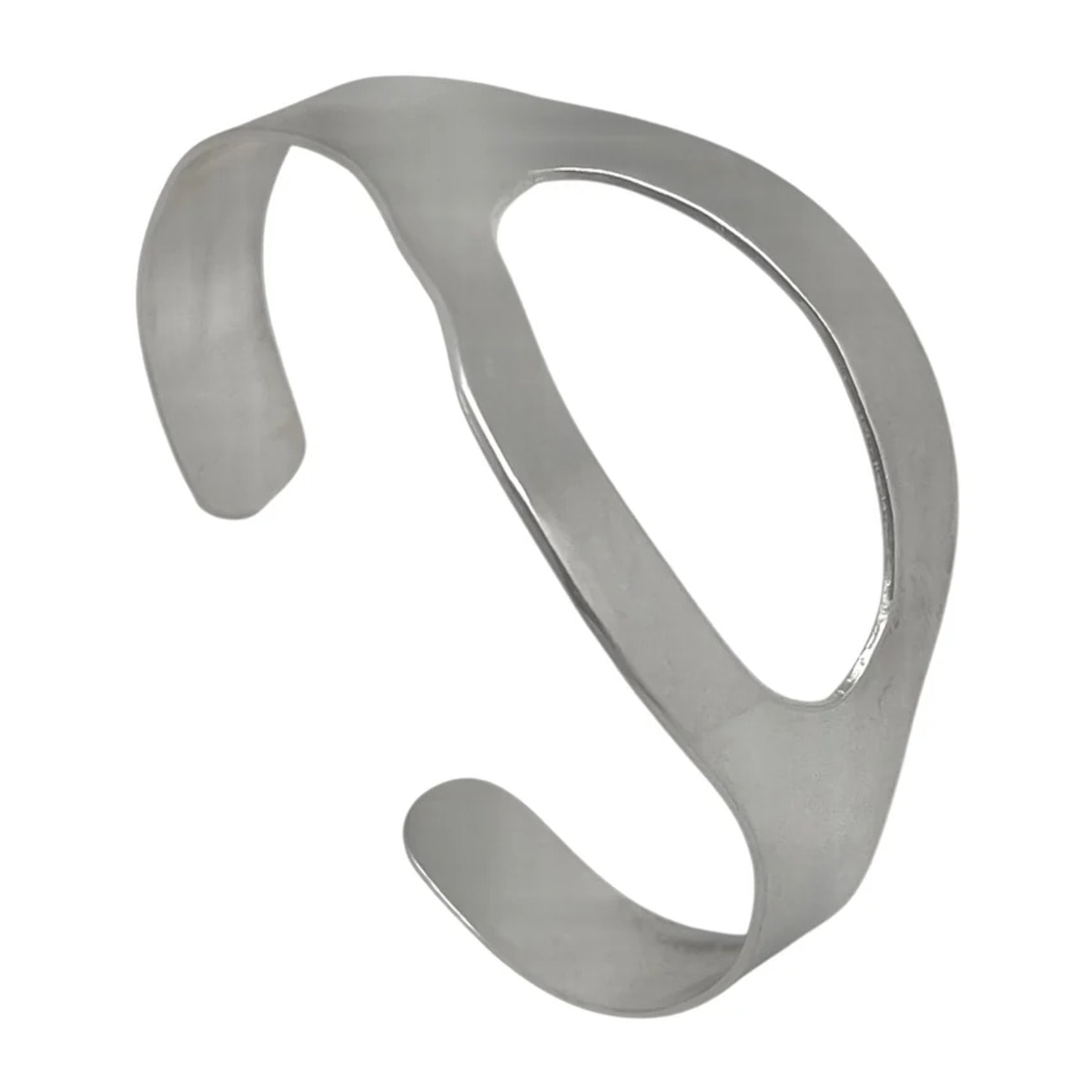 Pulsera brazalete Oraculo latón en plata 10µ diseño Gloria Mago