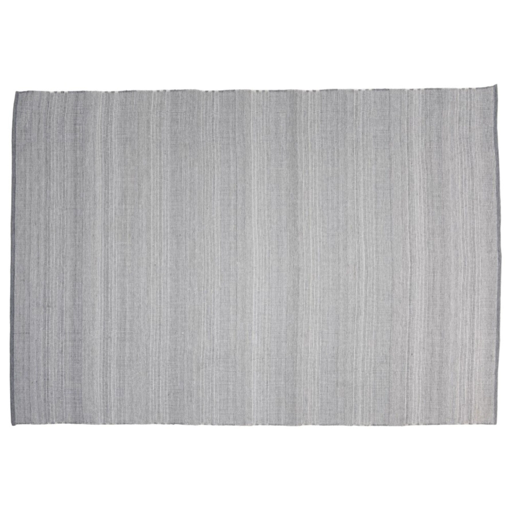 QUENTIN - Tapis d'extérieur rectangulaire 200x290cm gris/blanc
