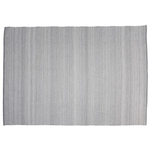 QUENTIN - Tapis d'extérieur rectangulaire 200x290cm gris/blanc