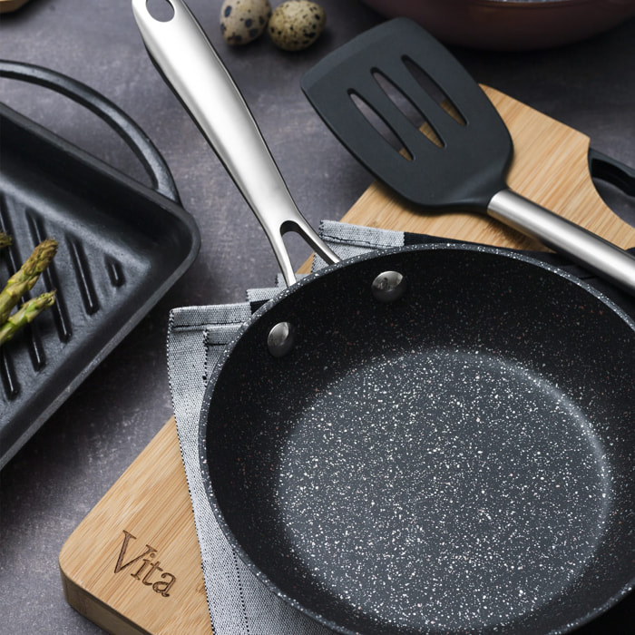 Sarten 28x6.0 cm aluminio forjado apta para inducción San Ignacio Vita