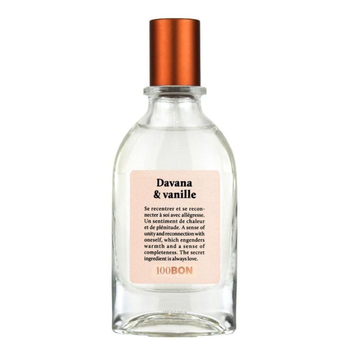 Davana et Vanille - Eau de Cologne 50 ml