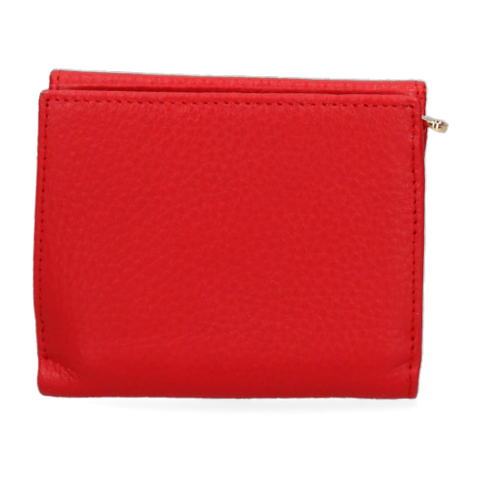 Portafoglio  da donna In Vera pelle Made in Italy 11x8,5x4 cm