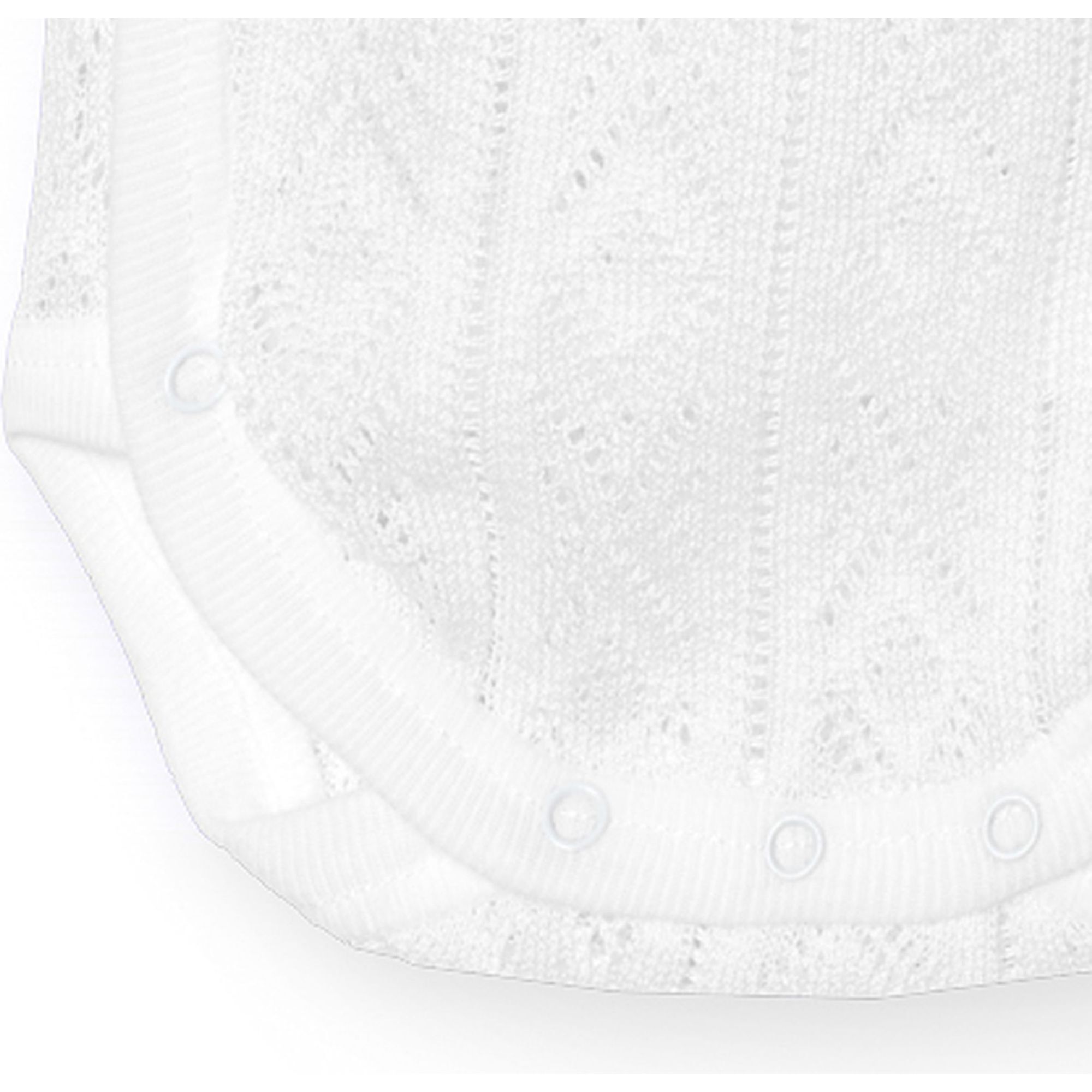 Body cruzado bebé manga corta perlé