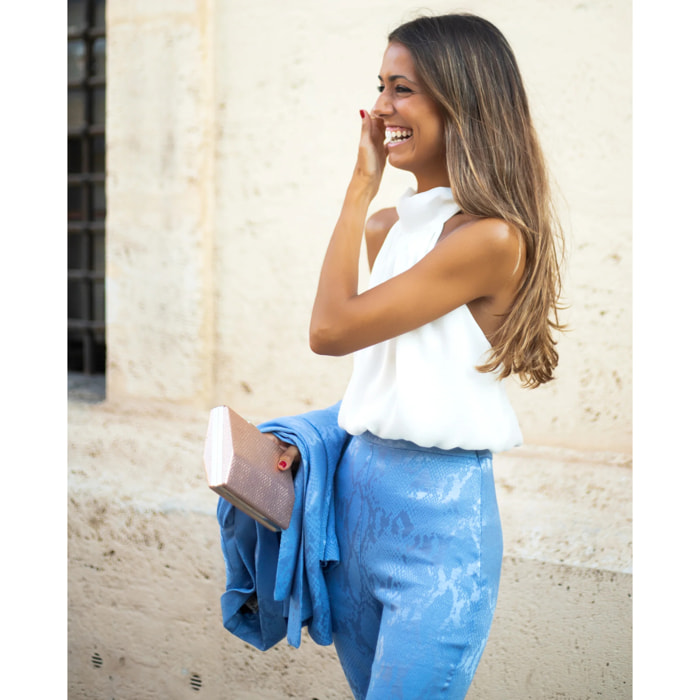 TOP SILK · BLANCO ROTO