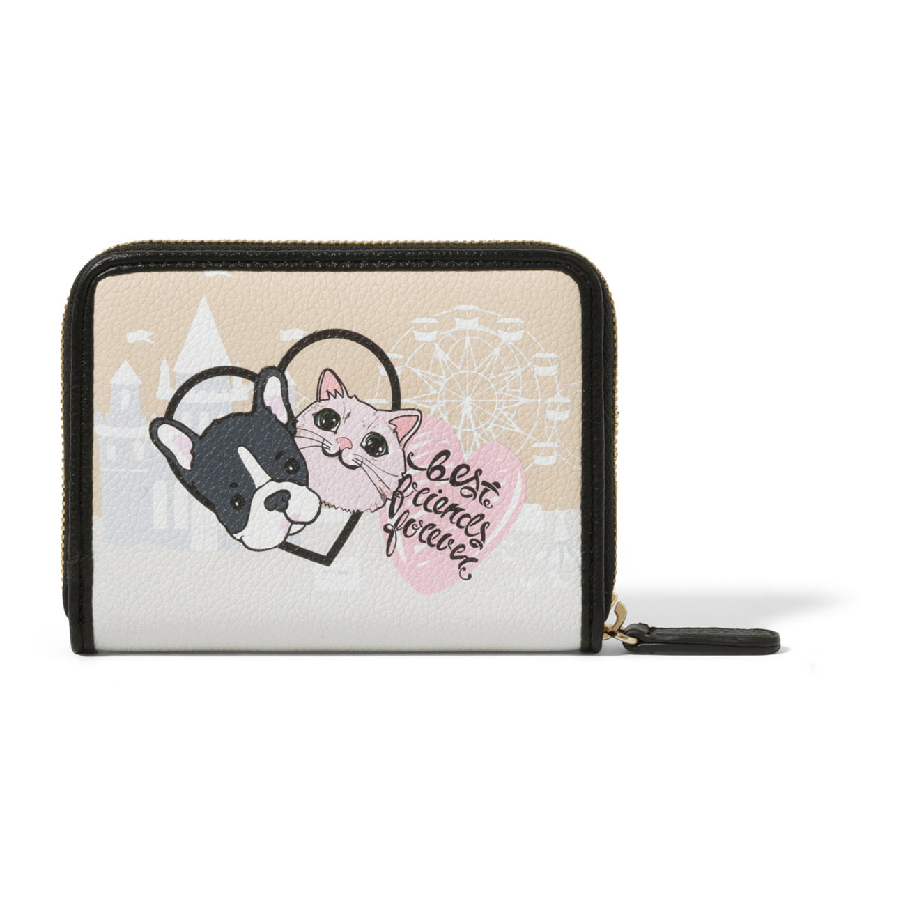 Portafoglio  da donna In Poliuretano e Poliestere Prodotto artigianale 12,5x10x2,5 cm