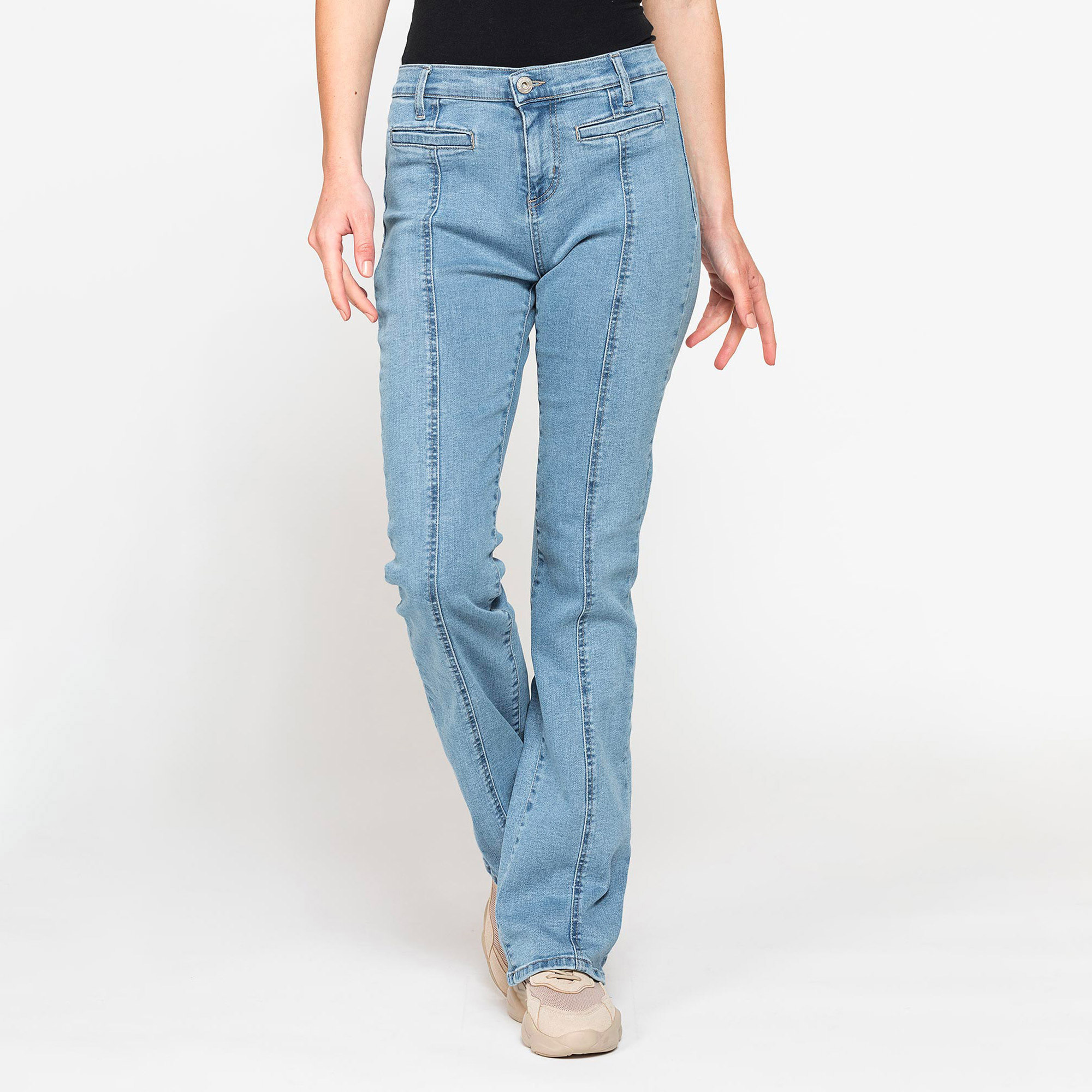 JEANS DONNA A ZAMPA