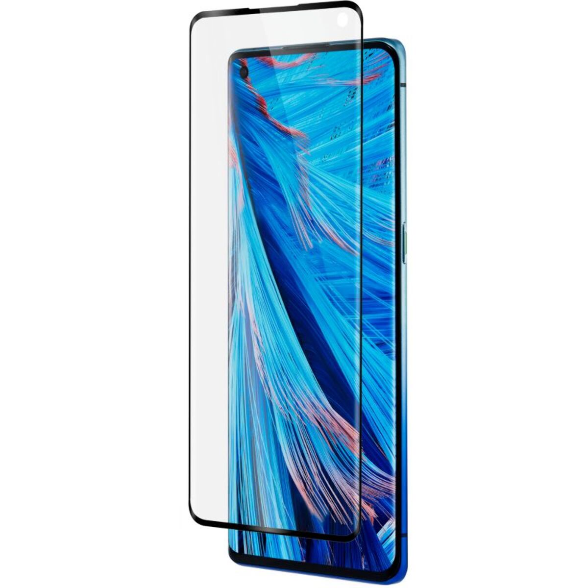 Protège écran QDOS Oppo Find X2 Neo Verre trempé noir