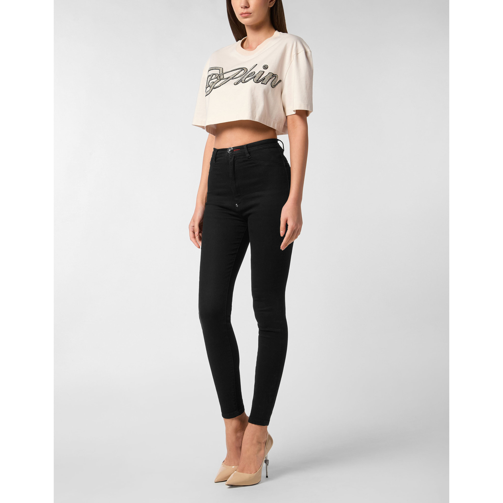 PHILIPP PLEIN T-Shirt Round Neck SIGNATURE