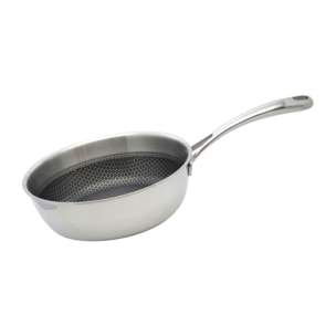 Poêle sauteuse en inox 18/10 Elo Relief Evolution