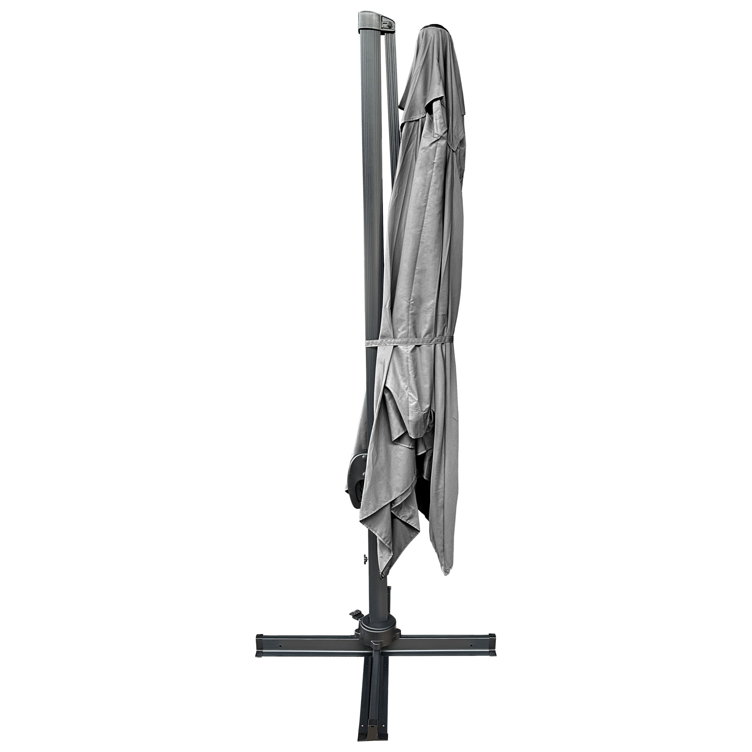 Parasol déporté MOLOKAI carré avec housse -