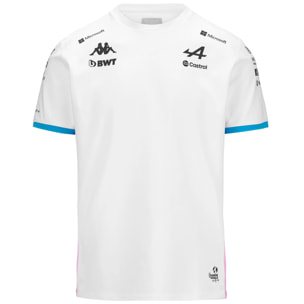 T-Shirts & Top Kappa Uomo ADIRY ALPINE F1 Bianco